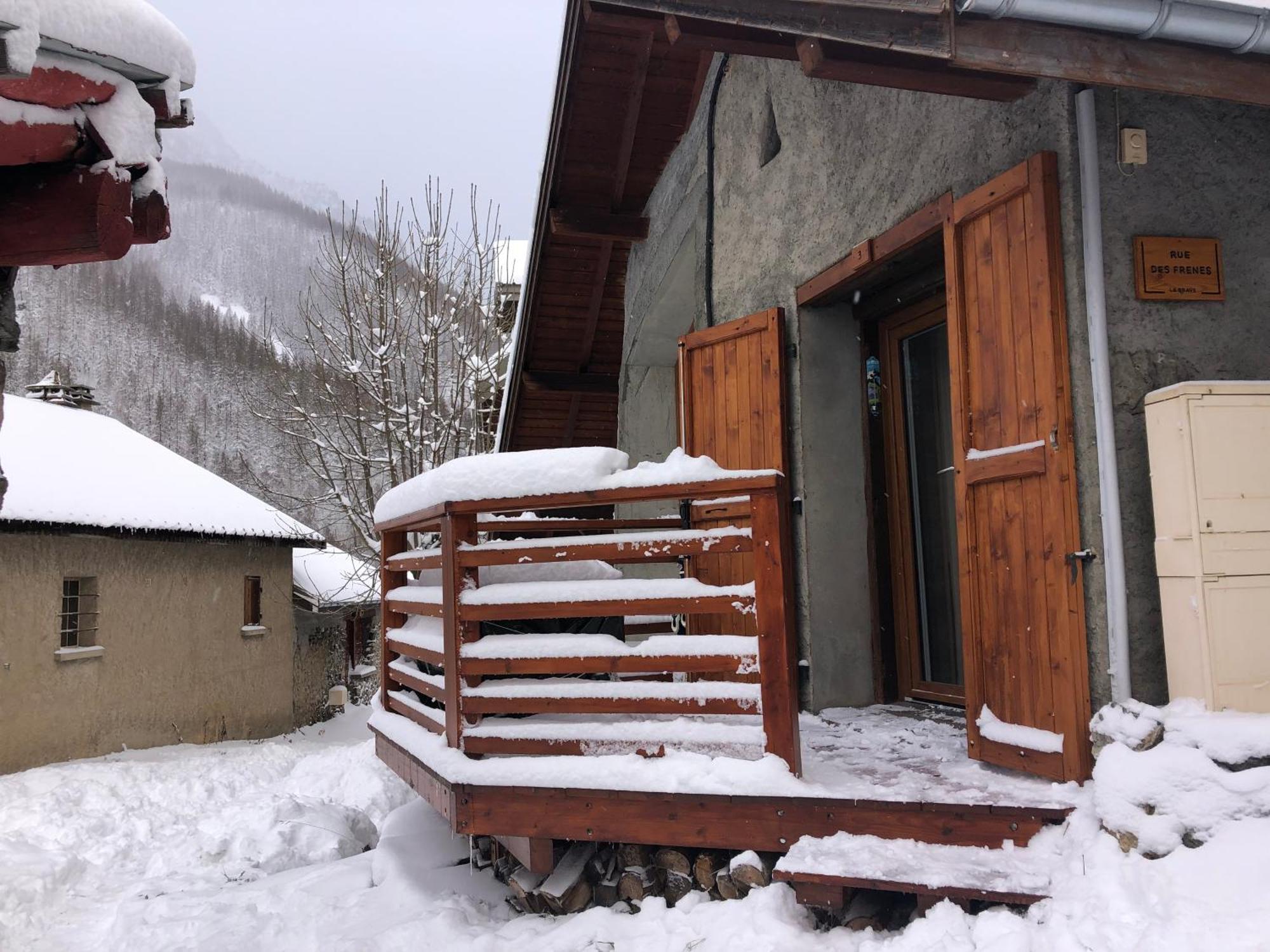 Mon Roc - Maison De Montagne Atypique Avec Vue La Grave Exterior foto