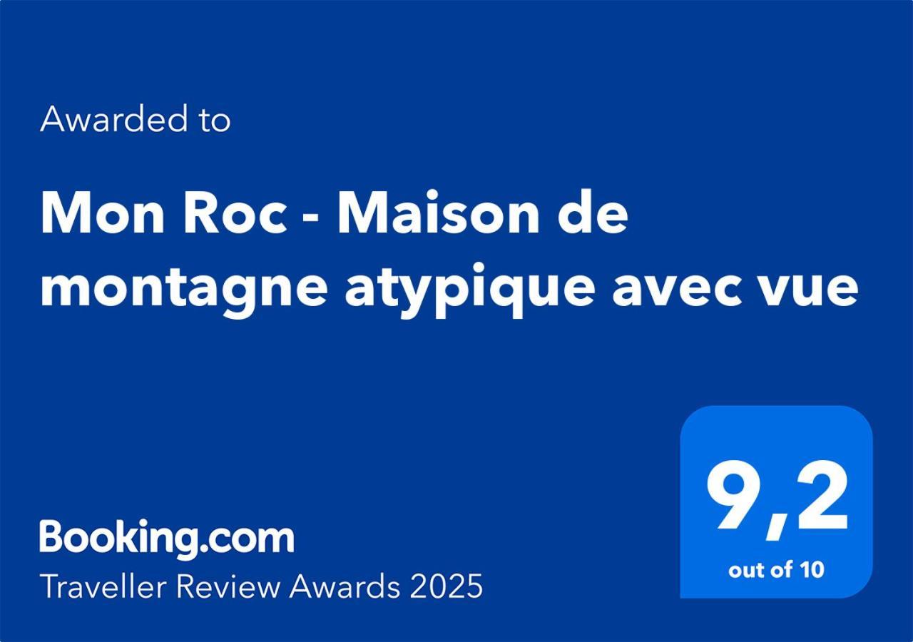 Mon Roc - Maison De Montagne Atypique Avec Vue La Grave Exterior foto